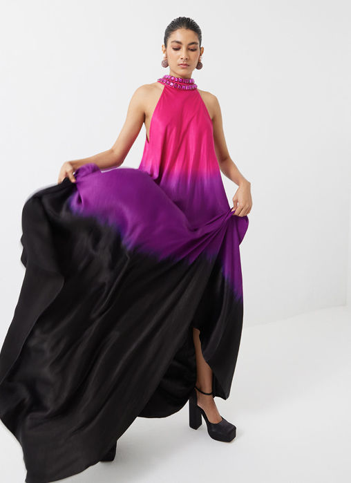 Leheriya Halter Dress