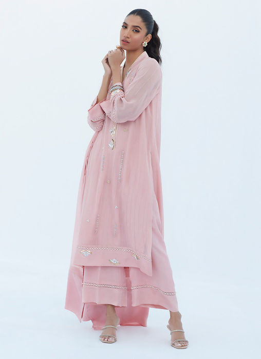 Berna Blush Shirt And Dupatta