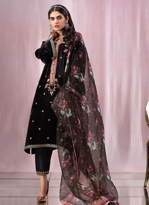 Botanical Gota Velvet