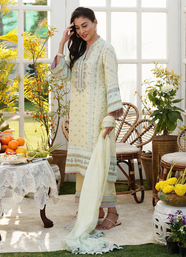 Picture of Laline Lemon Shirt and Dupatta