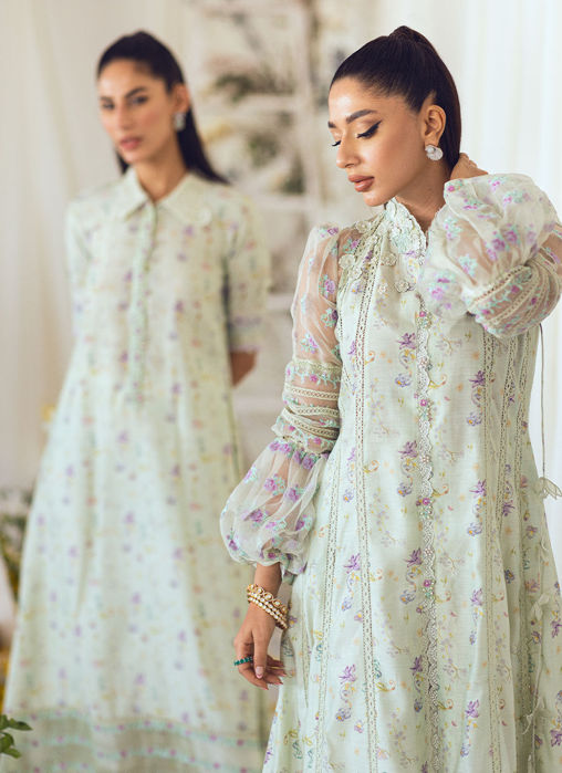 Mor Mint Floral Shirt