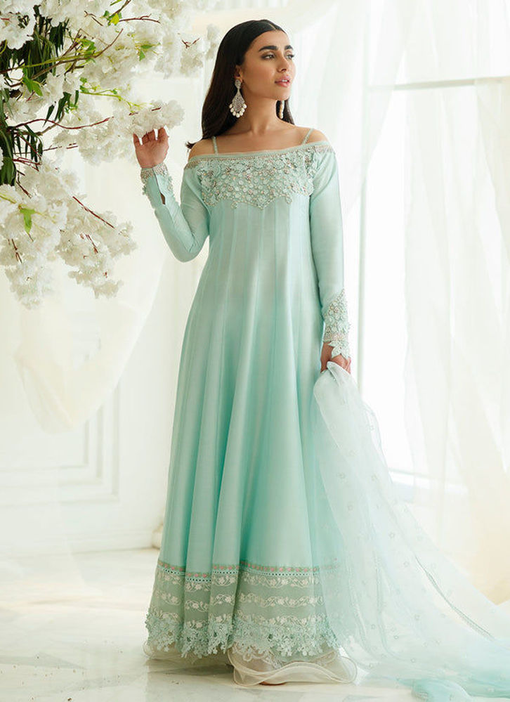 Picture of Mykonos Blue Kalidaar and Dupatta