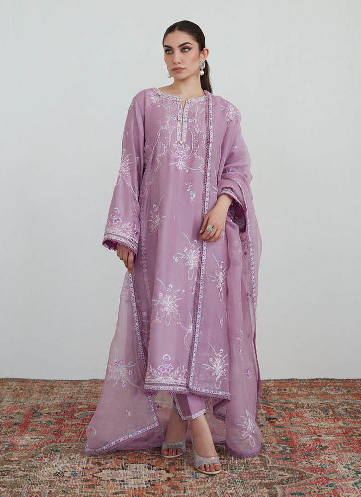Picture of Mona Mauve Shirt and Dupatta