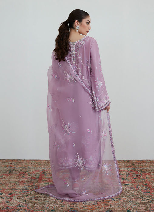 Mona Mauve Shirt and Dupatta