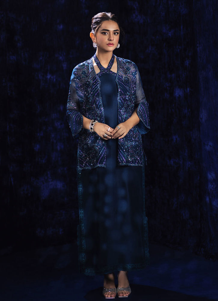 Picture of Marilyn Teal Jacket and Sheath Dress