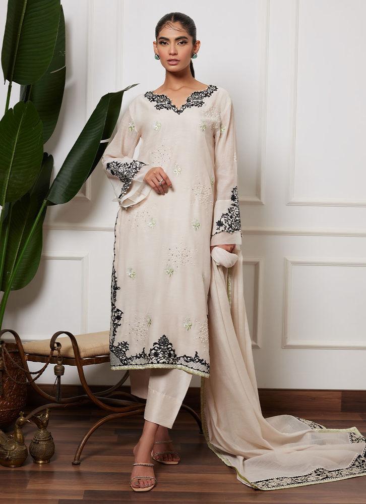 Picture of Shani Ivory Shirt And Dupatta
