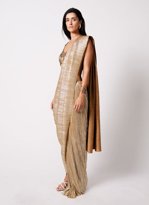 Shivi Blouse with Metallic 2.0 Sari