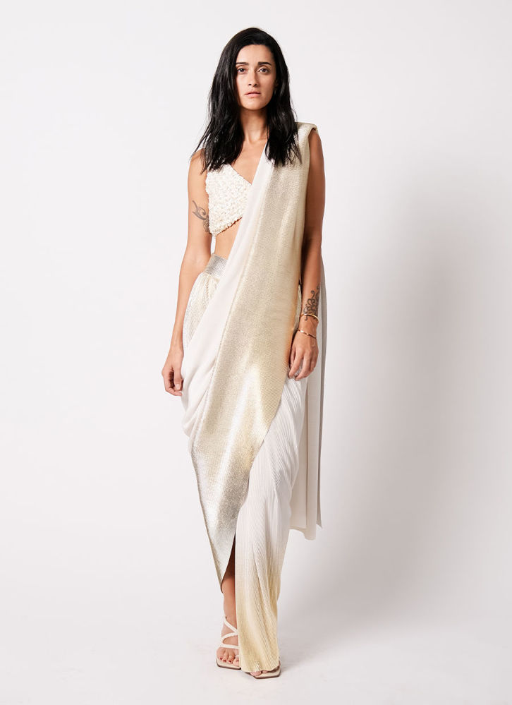 Picture of Maya Blouse with Midnight Sari