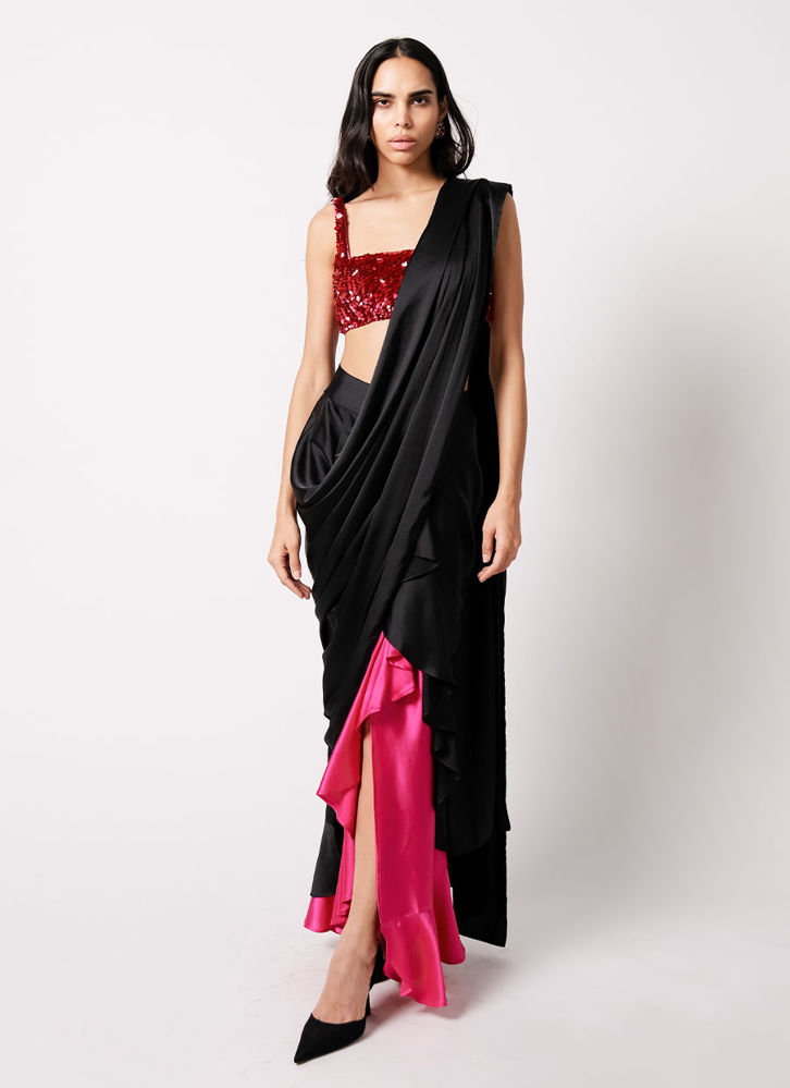 Picture of Rosa Blouse with Sari 12 Set
