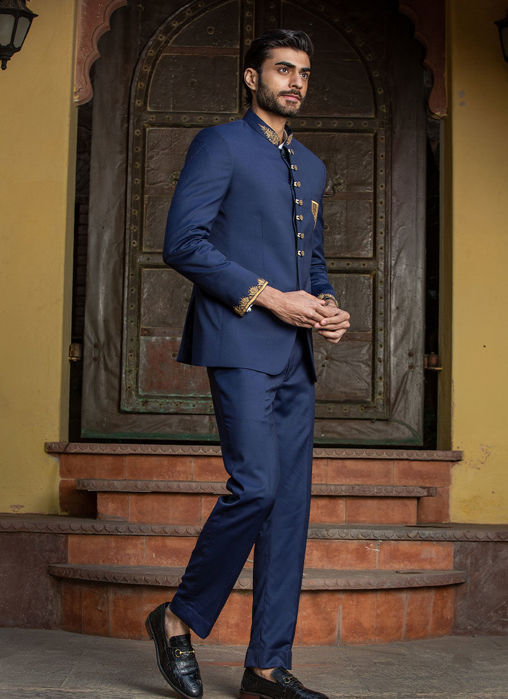 NAVY BLUE JODHPUR SUIT