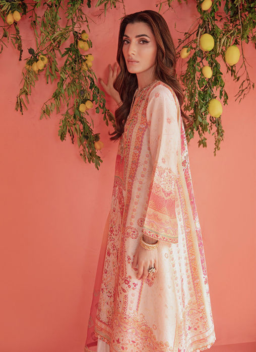 Nur Ivory Shirt & Dupatta