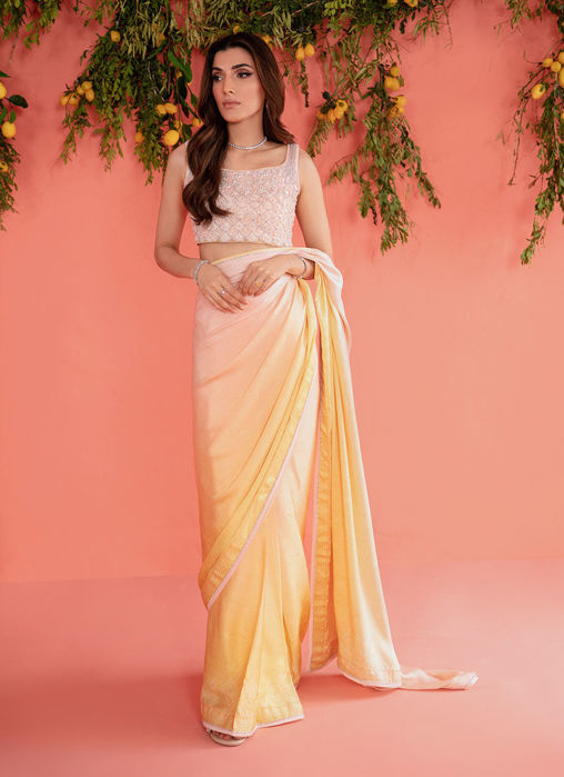 Rumi Charmeuse Saree