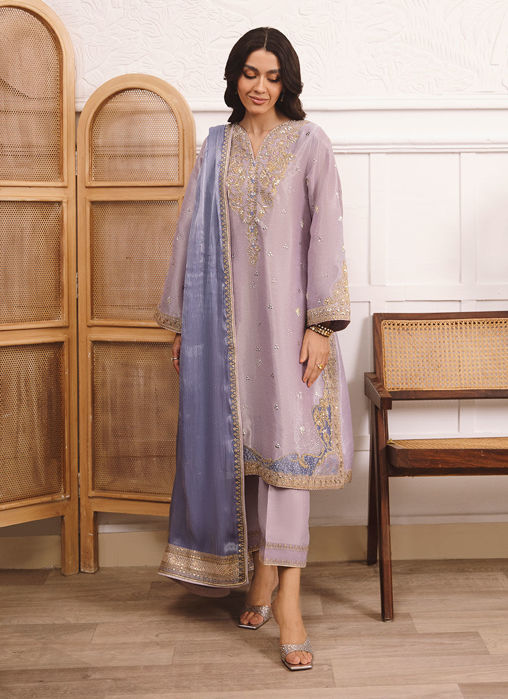 Elif Lavender Shirt & Dupatta