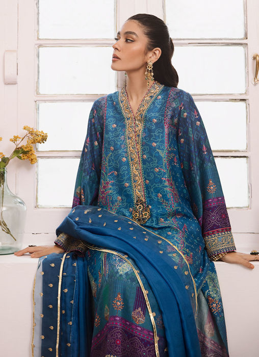 Zohra Lapis Shirt & Dupatta