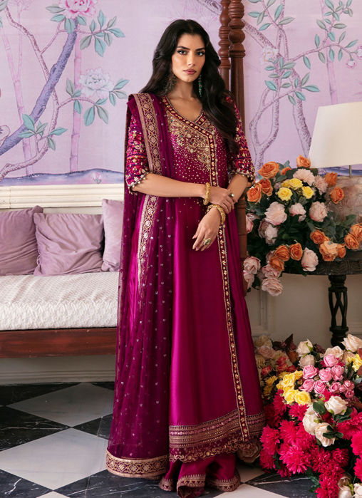 Narina Magenta Kalidaar And Dupatta