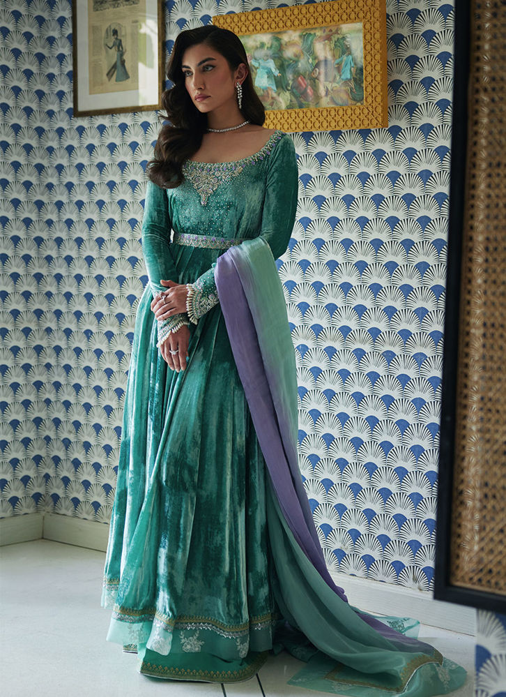 Picture of Naja Aqua Kalidaar And Dupatta