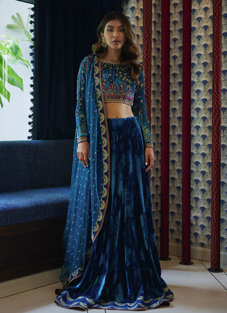 Picture of Reem Teal Lehnga Choli