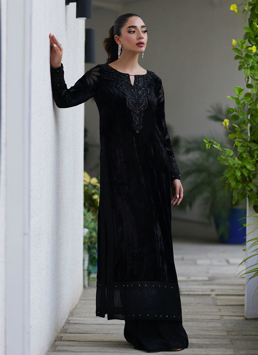 Afrin Onyx Cutwork Shirt