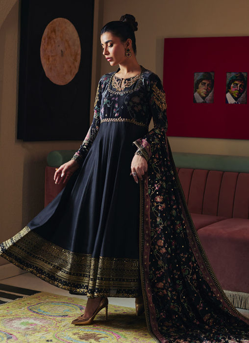 Veroz Kalidaar and Silk Dupatta