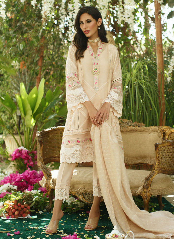 Picture of Peach Elsie Shirt and Dupatta