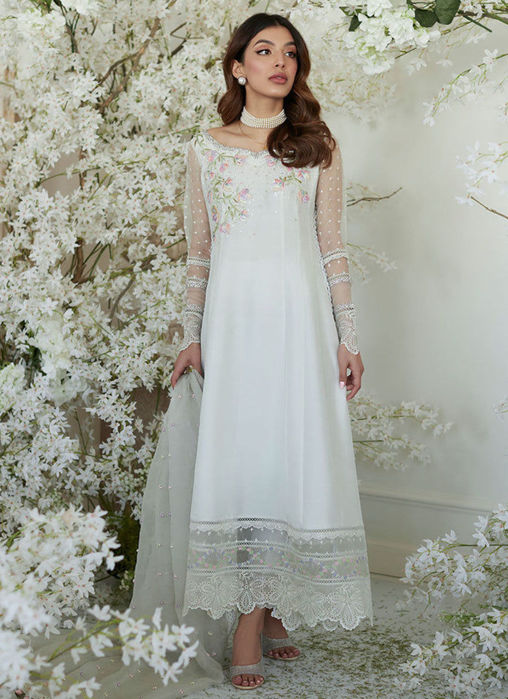 Suzie Silver Shirt and Dupatta