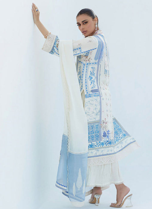 Erica Ivory Shirt And Dupatta