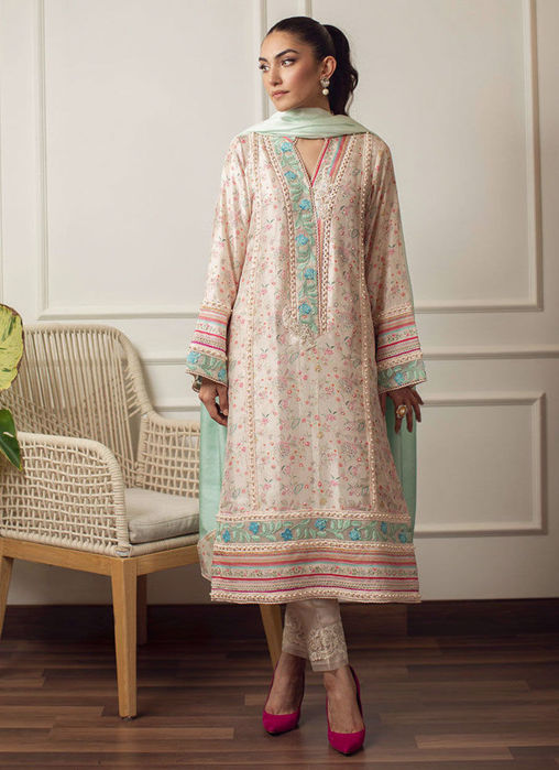 Enya Pink Shirt and Dupatta