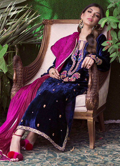 Midnight Blue Velvet