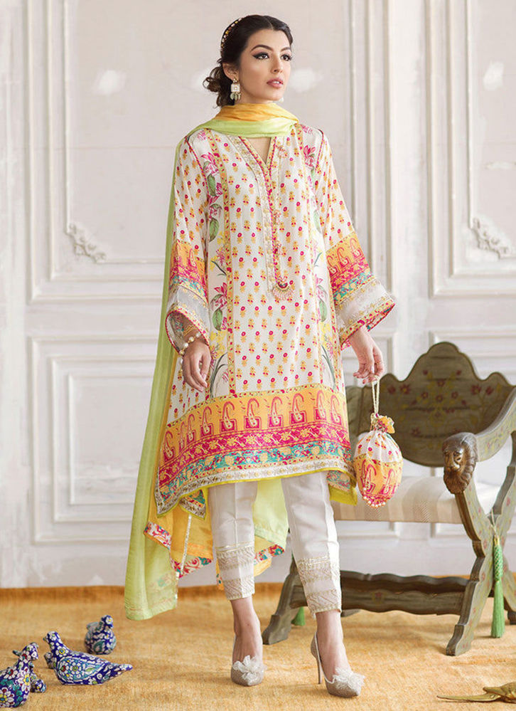 Picture of Dahlia Crepe Tunic and Silk Dupatta