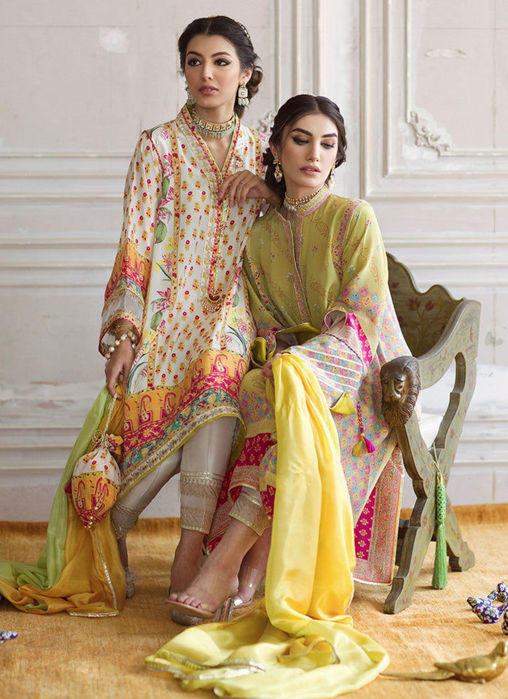 Dahlia Crepe Tunic and Silk Dupatta