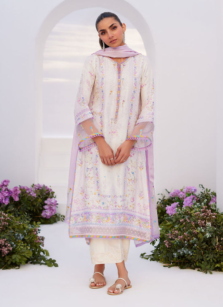 Picture of Thistle Lilac Shirt and Dupatta