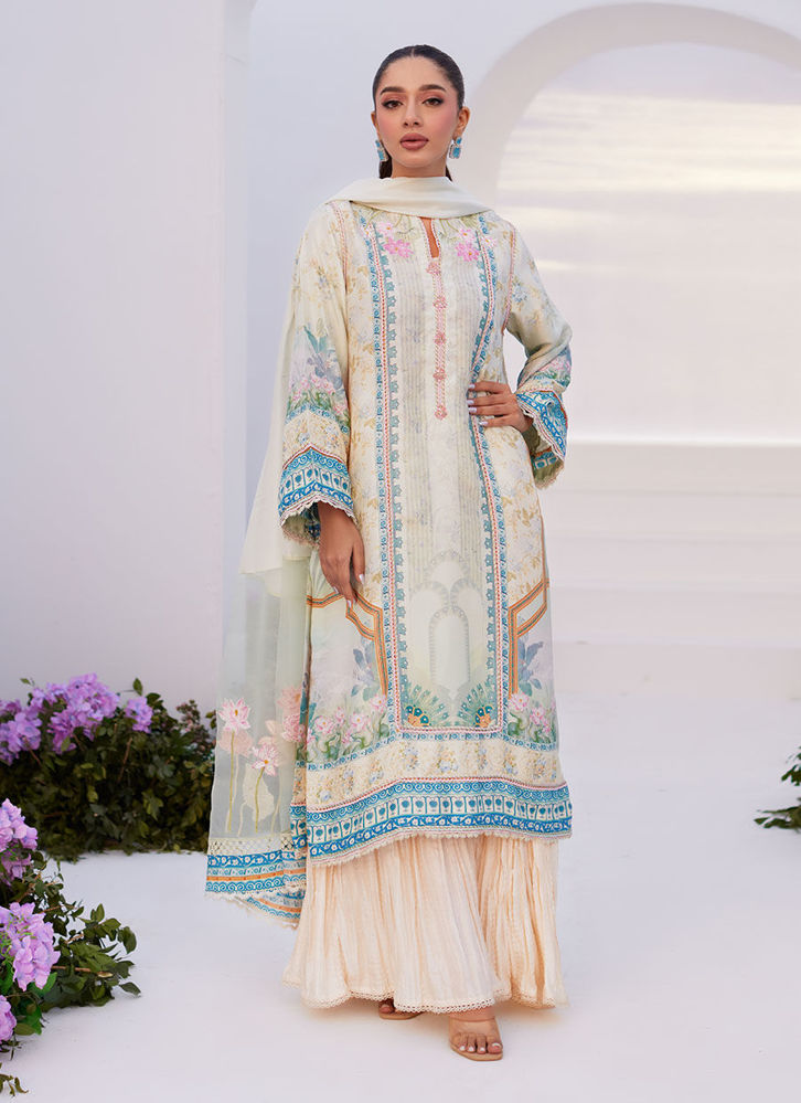 Picture of Turkish Aqua Shirt and Dupatta