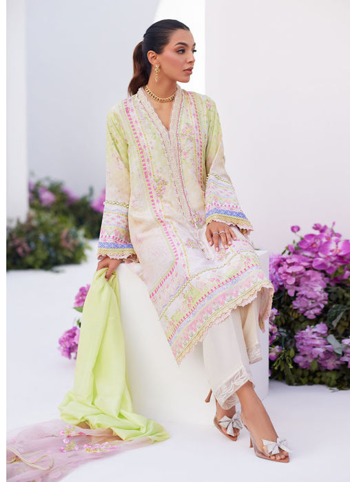 Pear Ombrè Shirt and Dupatta