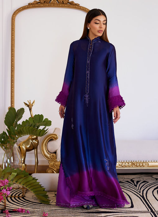 Morgana Ombre Shisha Silk Long Shirt
