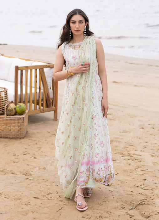 Kai Shirt with Pre-Draped Dupatta