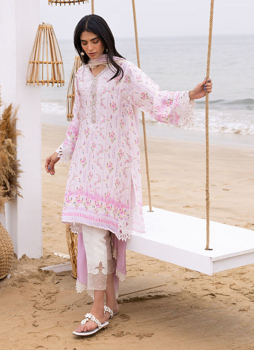 Lani Blush Shirt and Dupatta