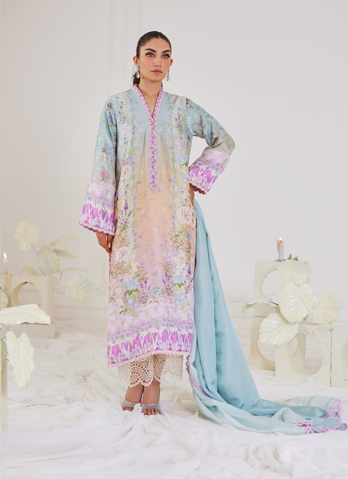 Teresa Ombre Shirt & Dupatta