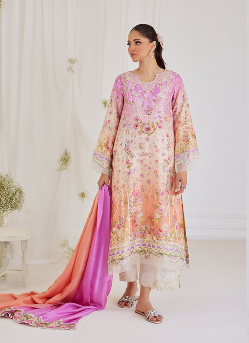 Maura Ombre Shirt & Dupatta