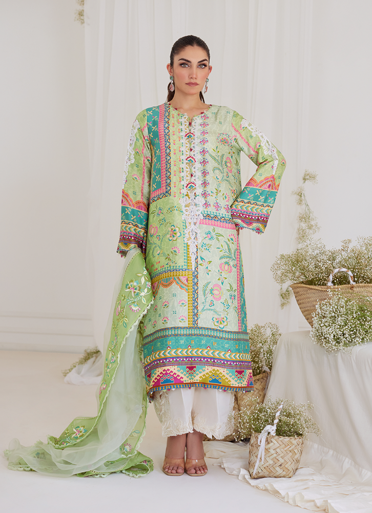 Picture of Marta Apple Green Shirt & Dupatta
