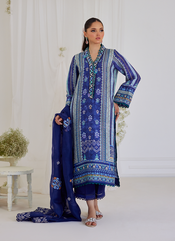 Picture of Adina Blue Shirt & Dupatta