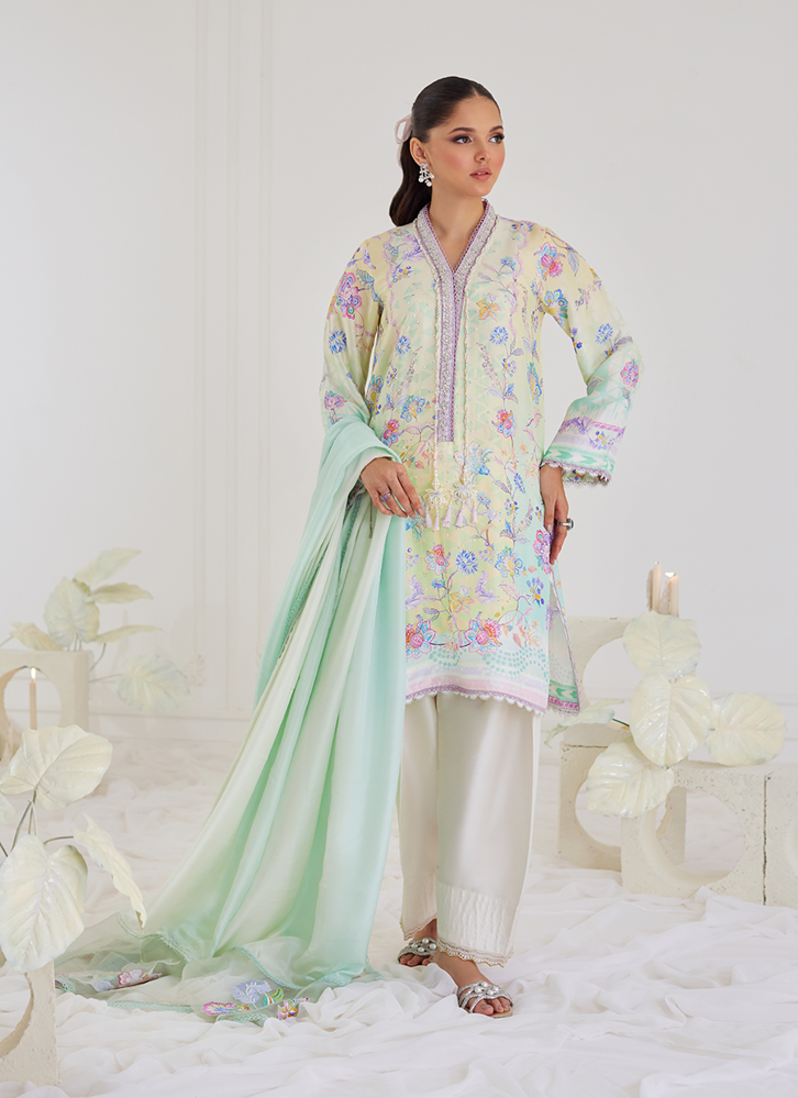 Picture of Paz Aqua Shirt & Dupatta