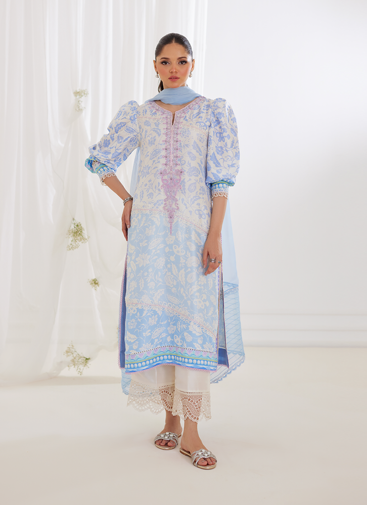 Picture of Aurelia Ice Blue Shirt & Dupatta