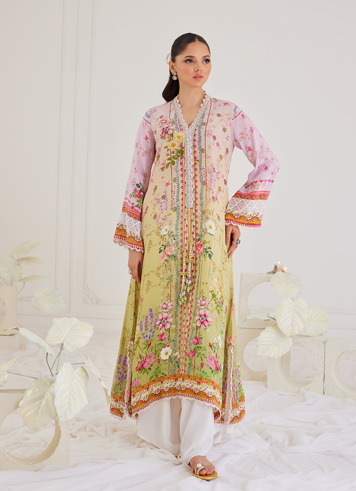 Picture of Nica Ombre Crepe Kaftan