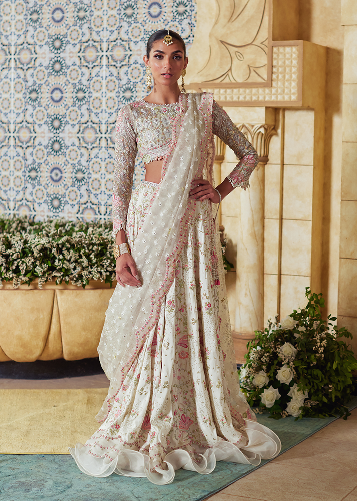 Picture of Amarisa Ivory Lehenga Choli