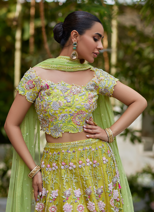 Nora Kiwi Lehenga Choli