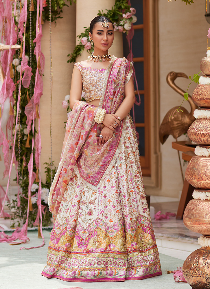 Picture of Rinesa Ivory Lehenga Choli