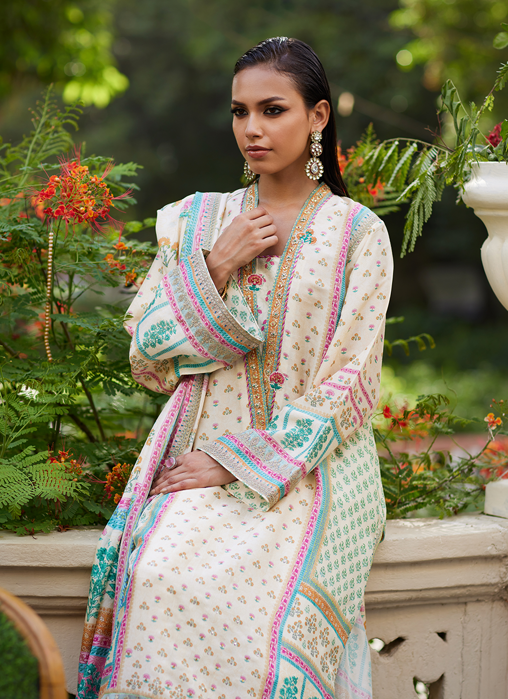 Nural Ivory Kurta And Dupatta
