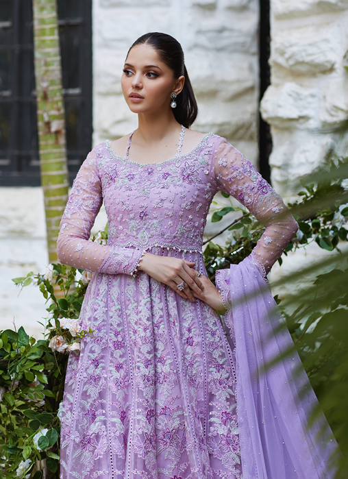Shireena Lavender Kalidaar and Dupatta