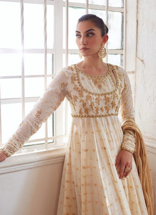 Simee Ivory Kalidaar and Dupatta
