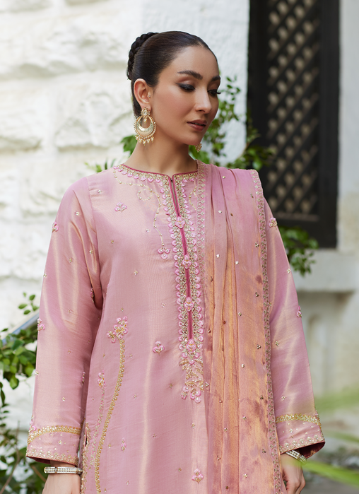 Cisel Pink Shirt and Dupatta
